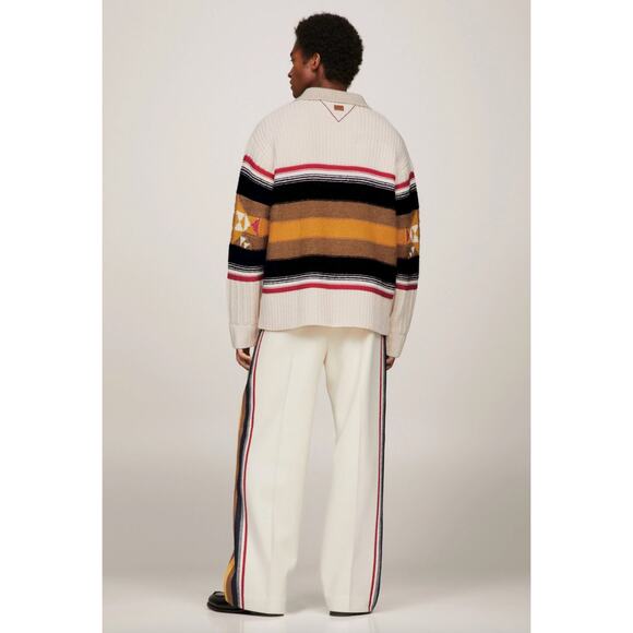 NEW Tommy Hilfiger x Pendleton Men's Valley Stripe Rugby Jumper Sweater Size XXL - Picture 8 of 16